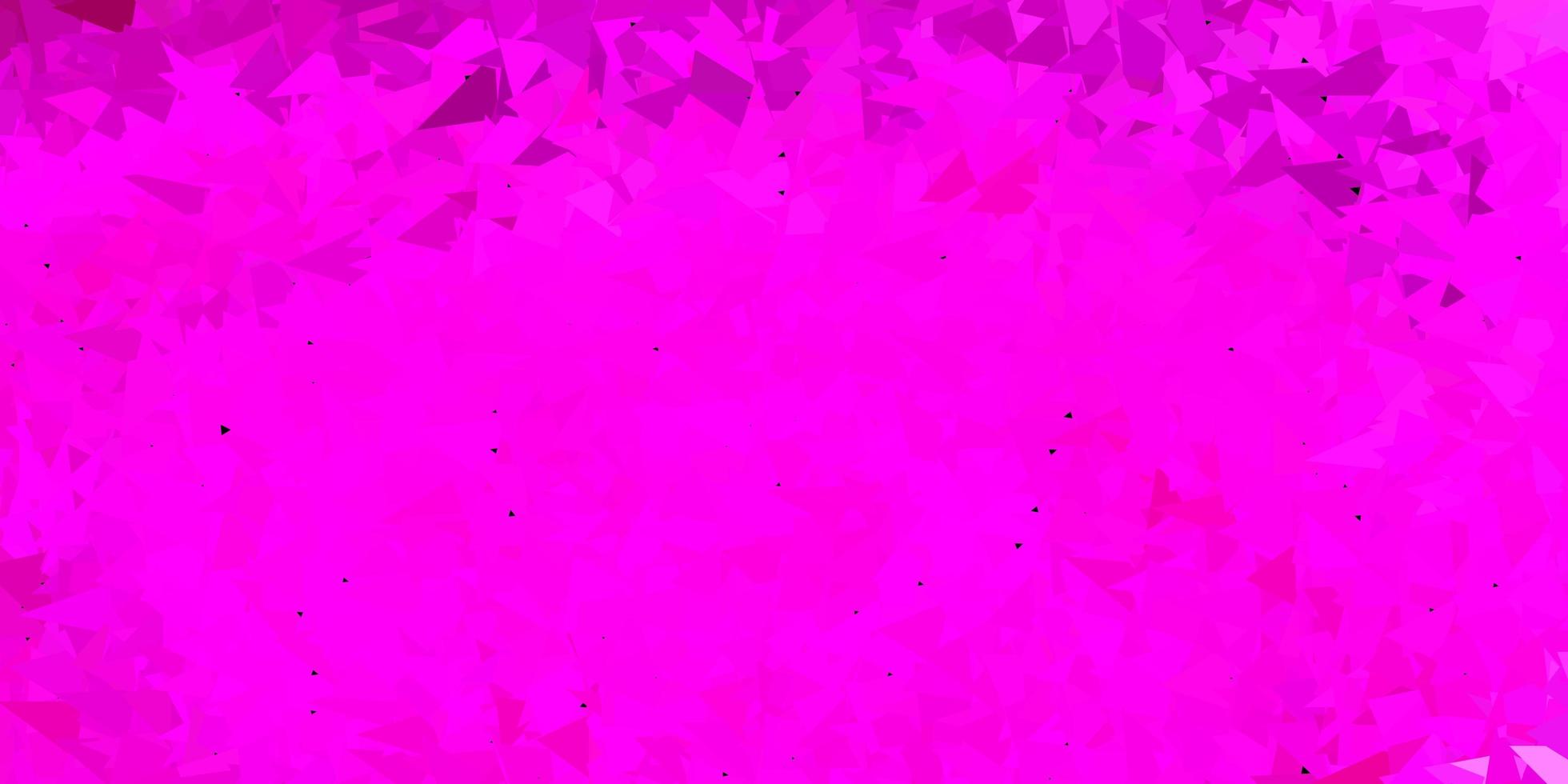 desenho geométrico poligonal de vetor rosa claro