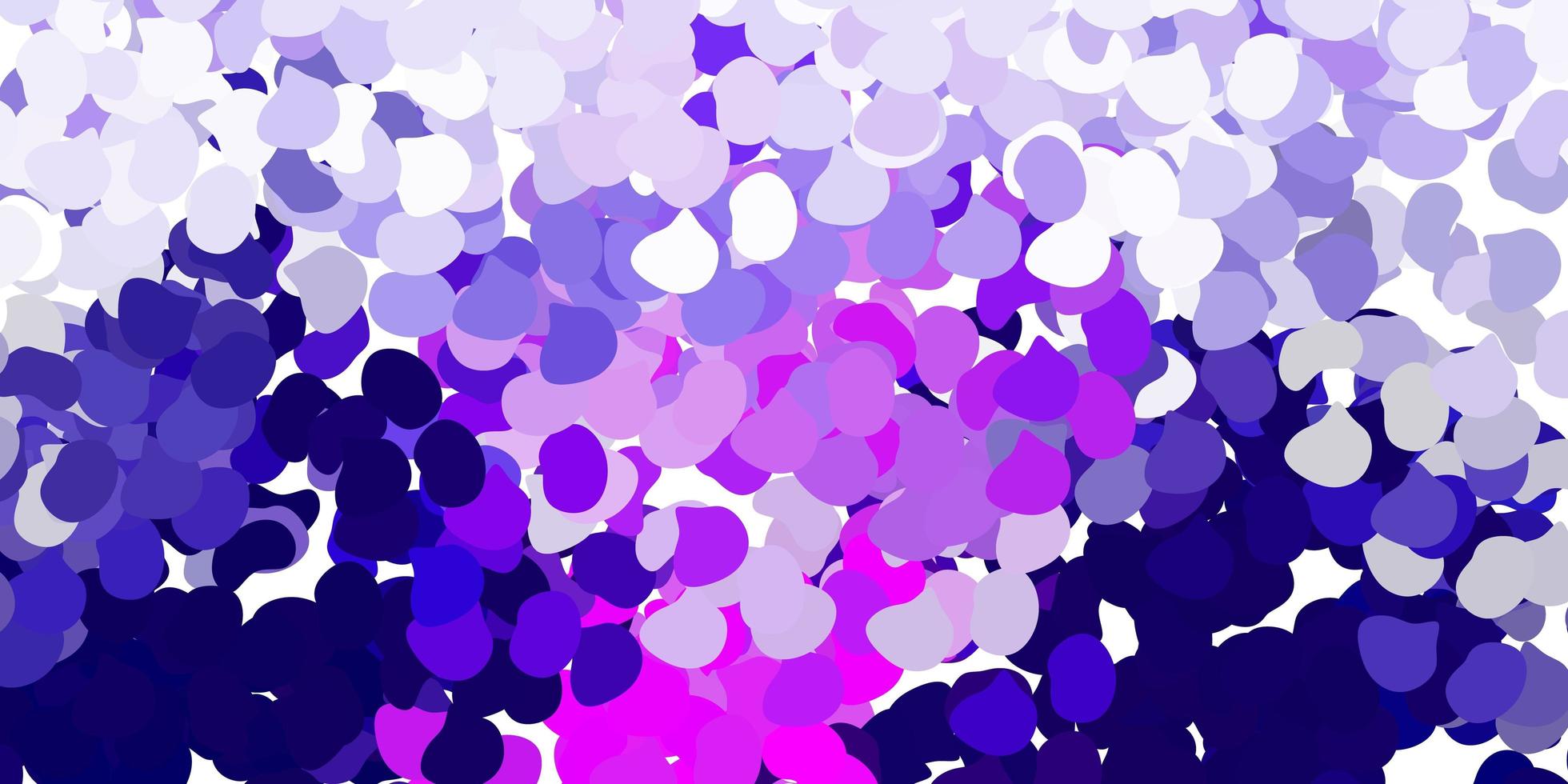 Pano de fundo vector rosa roxo claro com formas caóticas