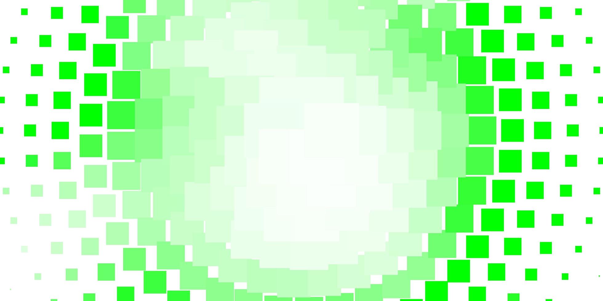 textura de vetor verde claro em estilo retangular