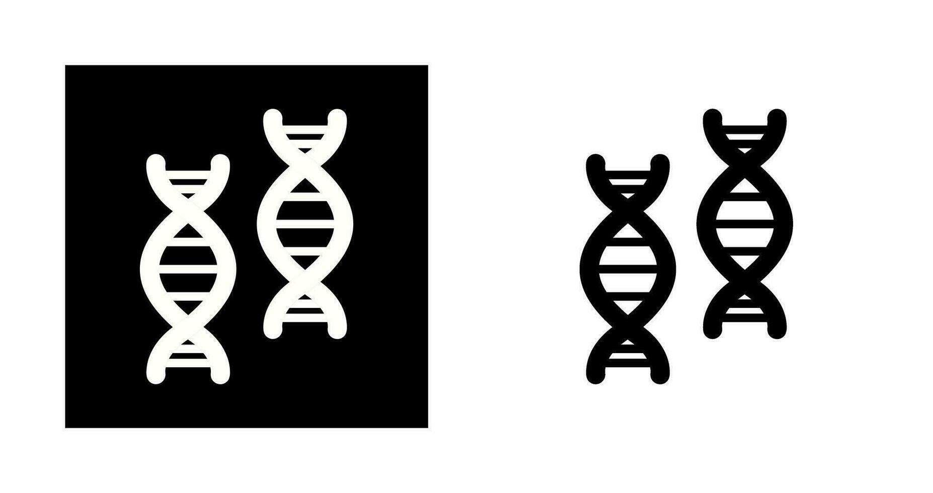ícone de vetor de DNA