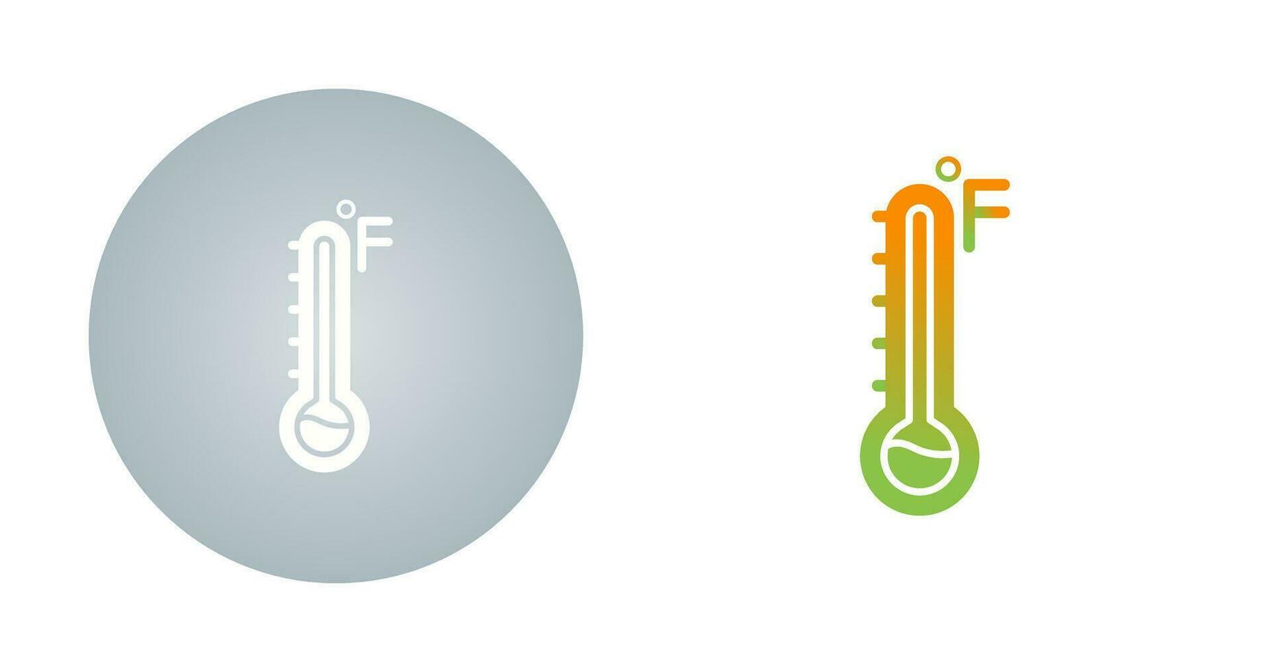 ícone de vetor fahrenheit