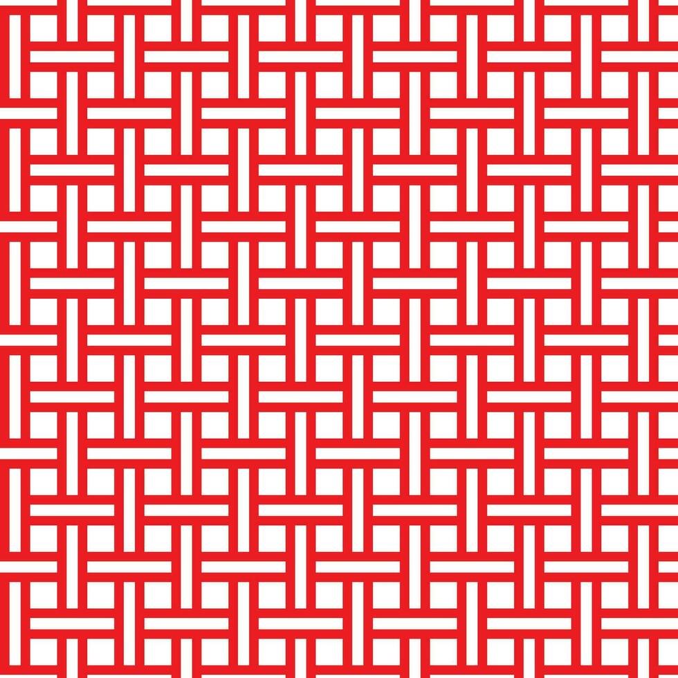 abstrato geométrico vermelho cerca linha padrão, perfeito para fundo, papel de parede vetor