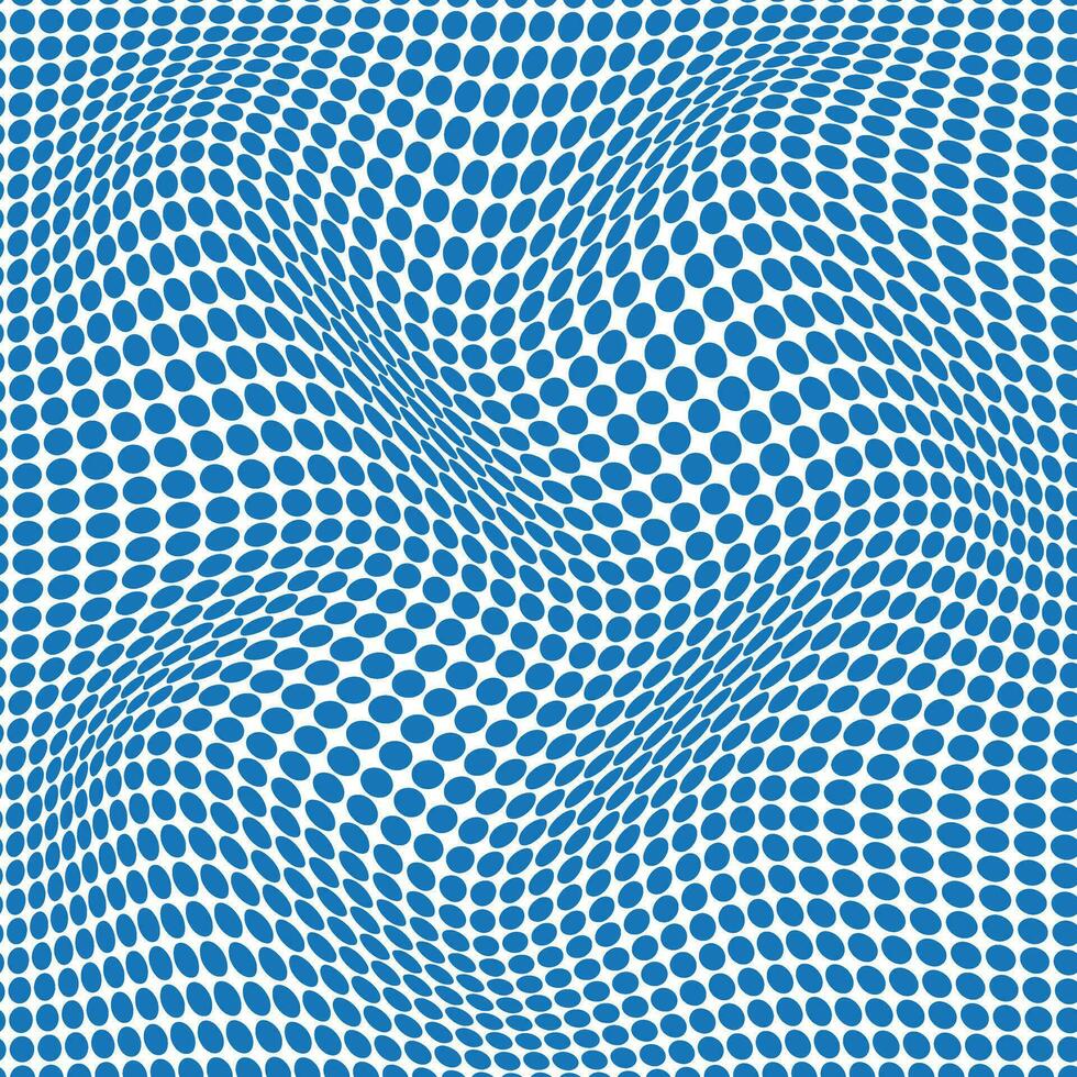 abstrato geométrico azul polca ponto rede onda padrão, perfeito para fundo, papel de parede vetor