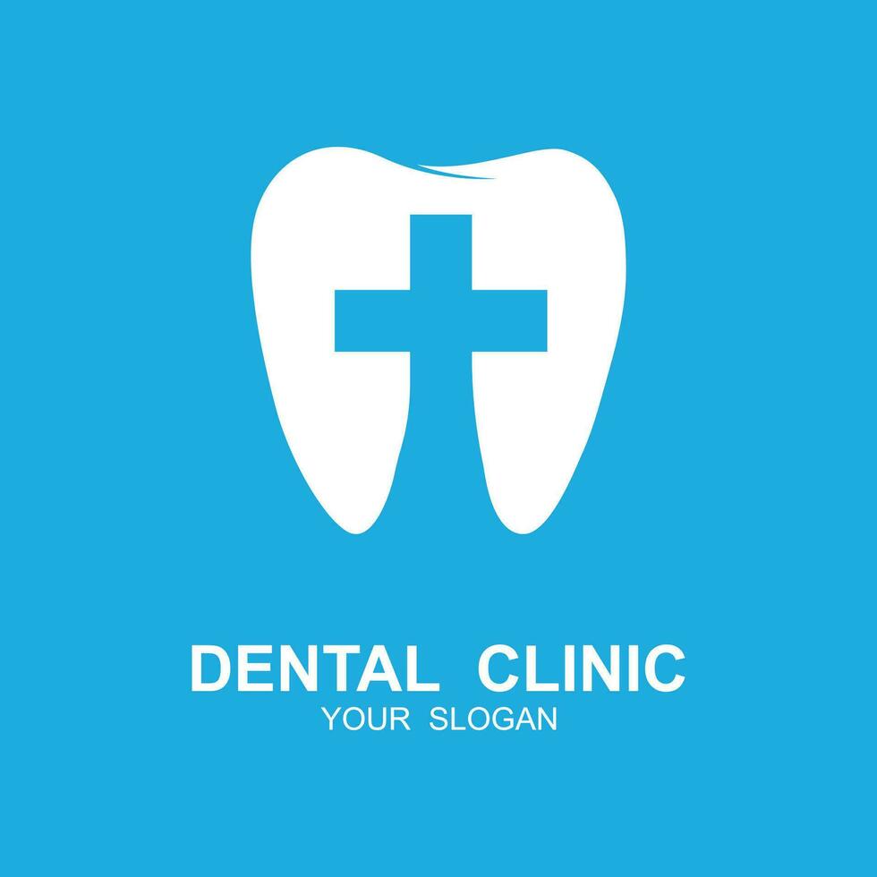 dental logotipo para dentista e dental clínica vetor