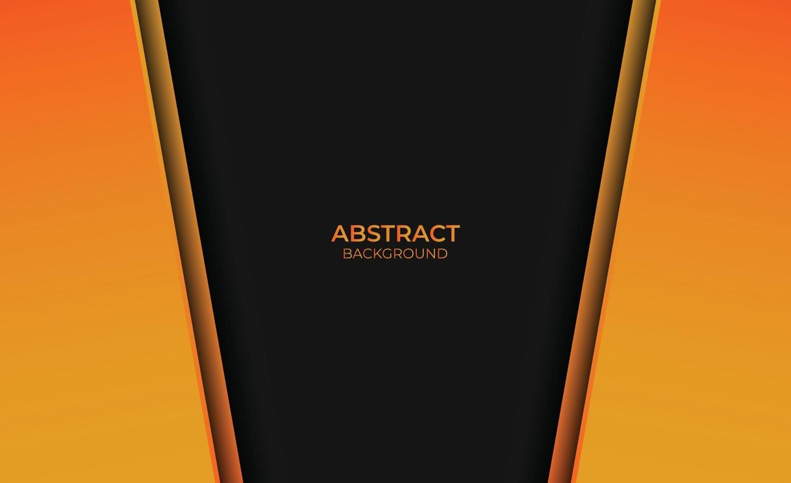 estilo abstrato design gradiente fundo laranja vetor