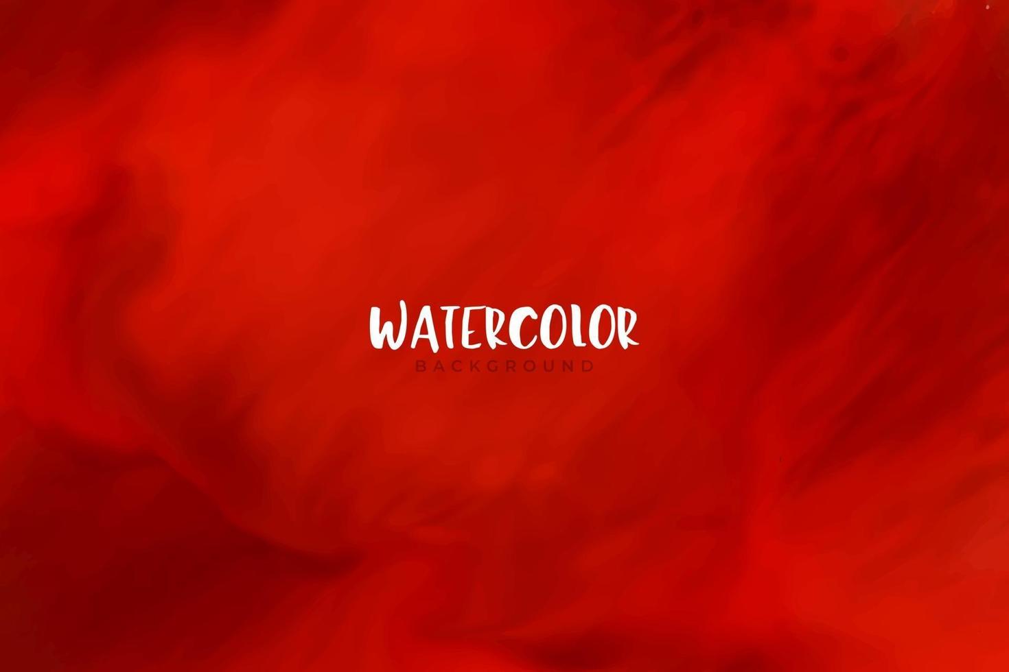 ilustração em vetor textura de fundo de papel aquarela abstrato vermelho