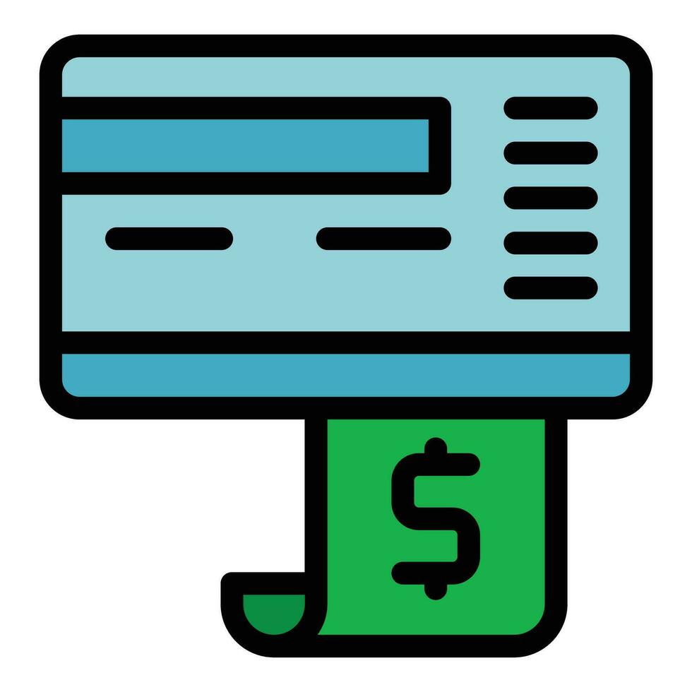 conectados Forma de pagamento ícone vetor plano