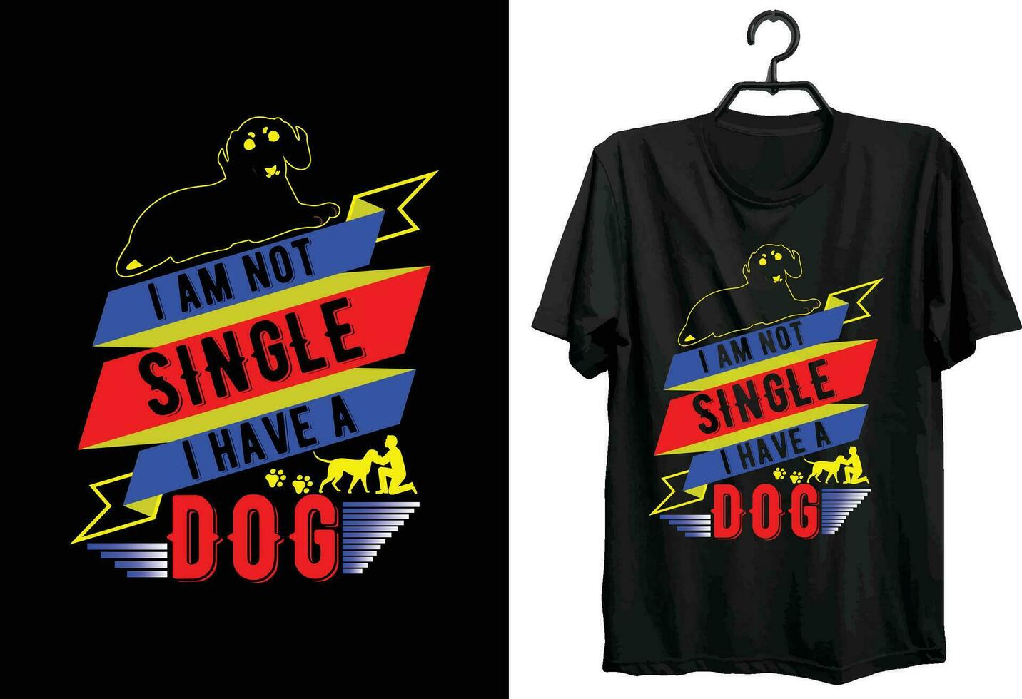 cachorro camiseta Projeto engraçado presente item para cachorro amante pessoas vetor