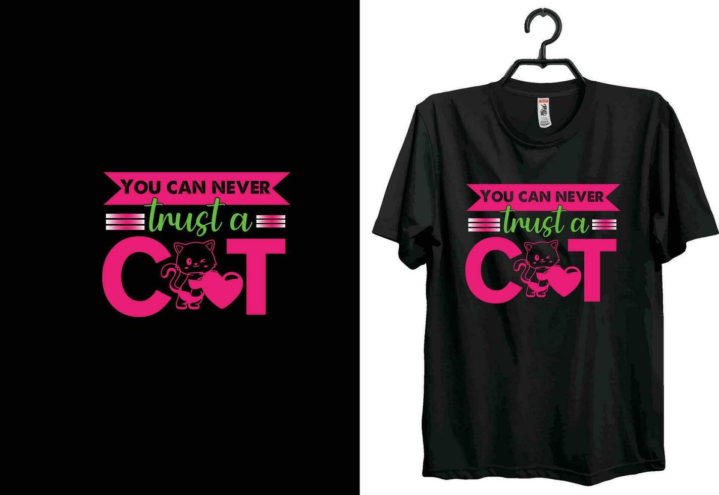 gato camiseta Projeto engraçado presente item para gato amante pessoas vetor