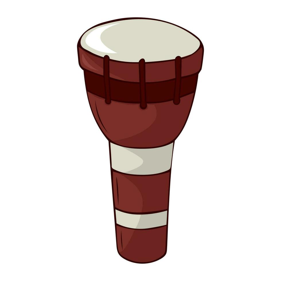 Darbuka percussão instrumento do a meio leste vetor ilustração