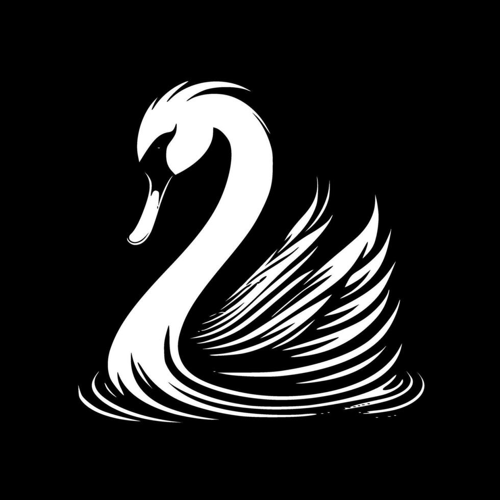 cisne - Alto qualidade vetor logotipo - vetor ilustração ideal para camiseta gráfico