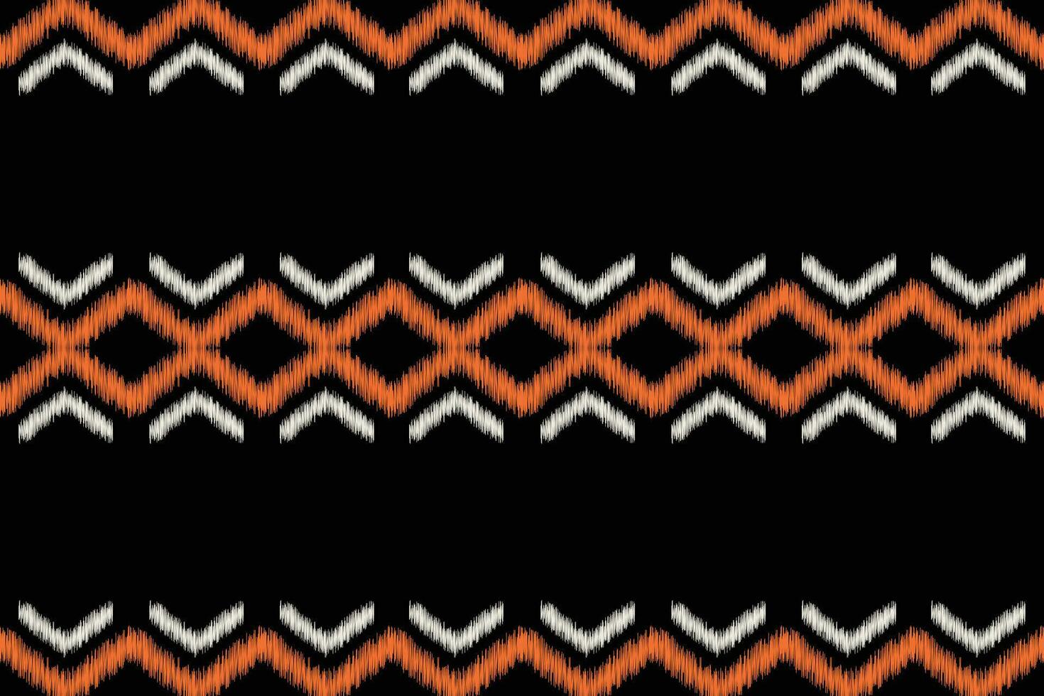 étnico ikat tecido padronizar geométrico estilo.africano ikat bordado étnico oriental padronizar Preto fundo. resumo,illustration.texture,vestuário,quadro,decoração,tapete,motivo. vetor