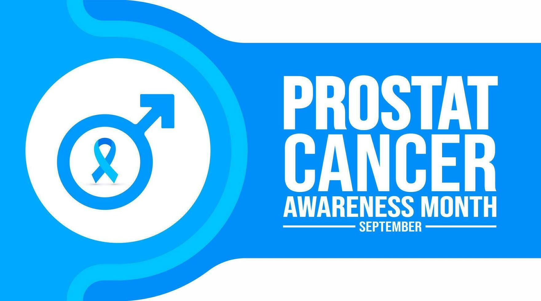 setembro é próstata Câncer consciência mês fundo modelo. feriado conceito. fundo, bandeira, cartaz, cartão, e poster Projeto modelo com texto inscrição e padrão cor. vetor