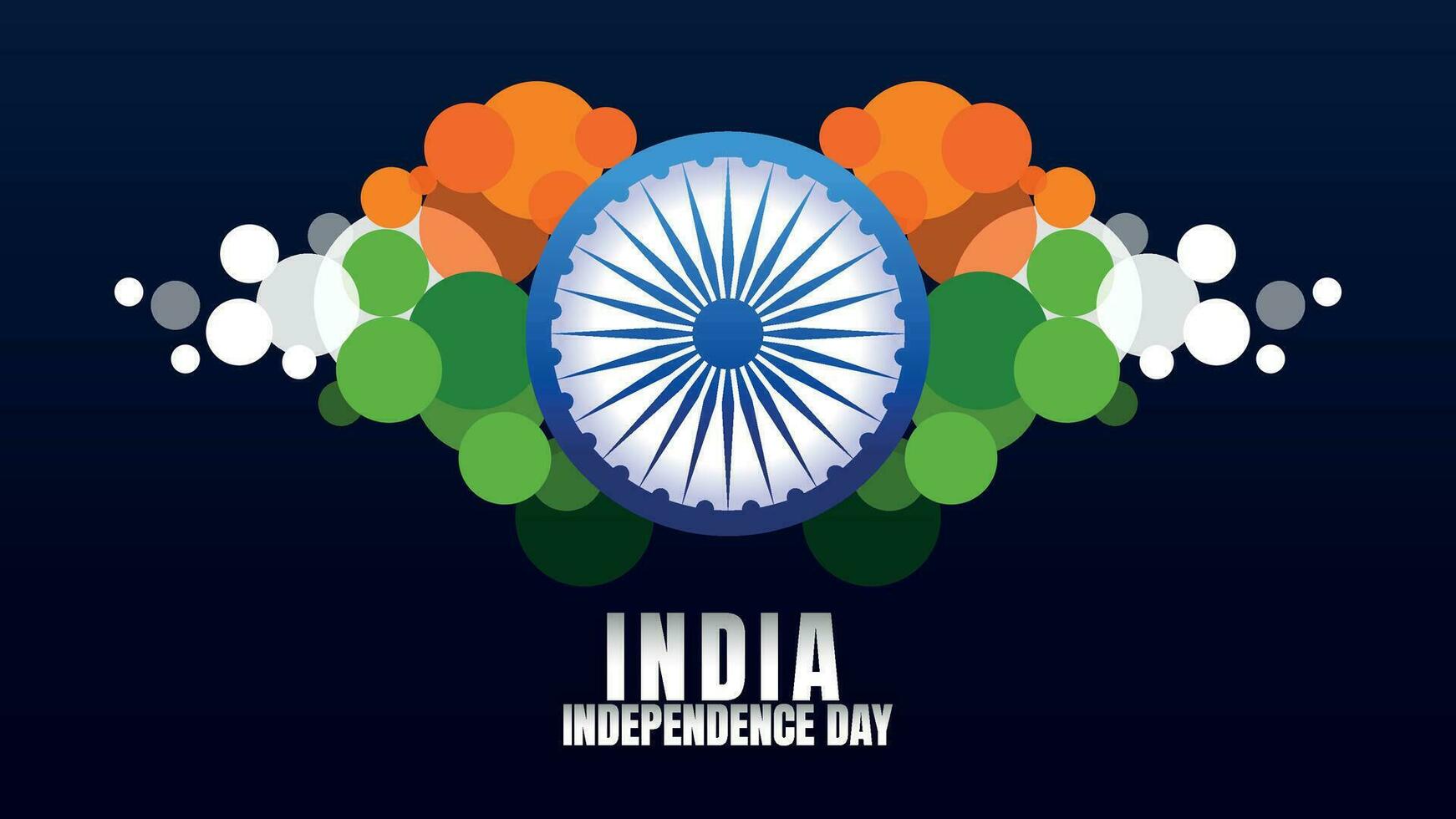 feliz independência dia Índia 15º agosto. indiano monumento e ponto de referência com fundo , poster, cartão, bandeira. vetor ilustração Projeto