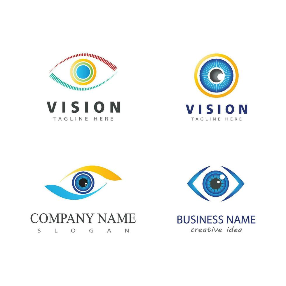 olho logotipo vetor ilustração o negócio elemento e símbolo Projeto