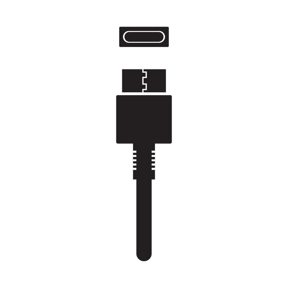 vetor de ícone usb