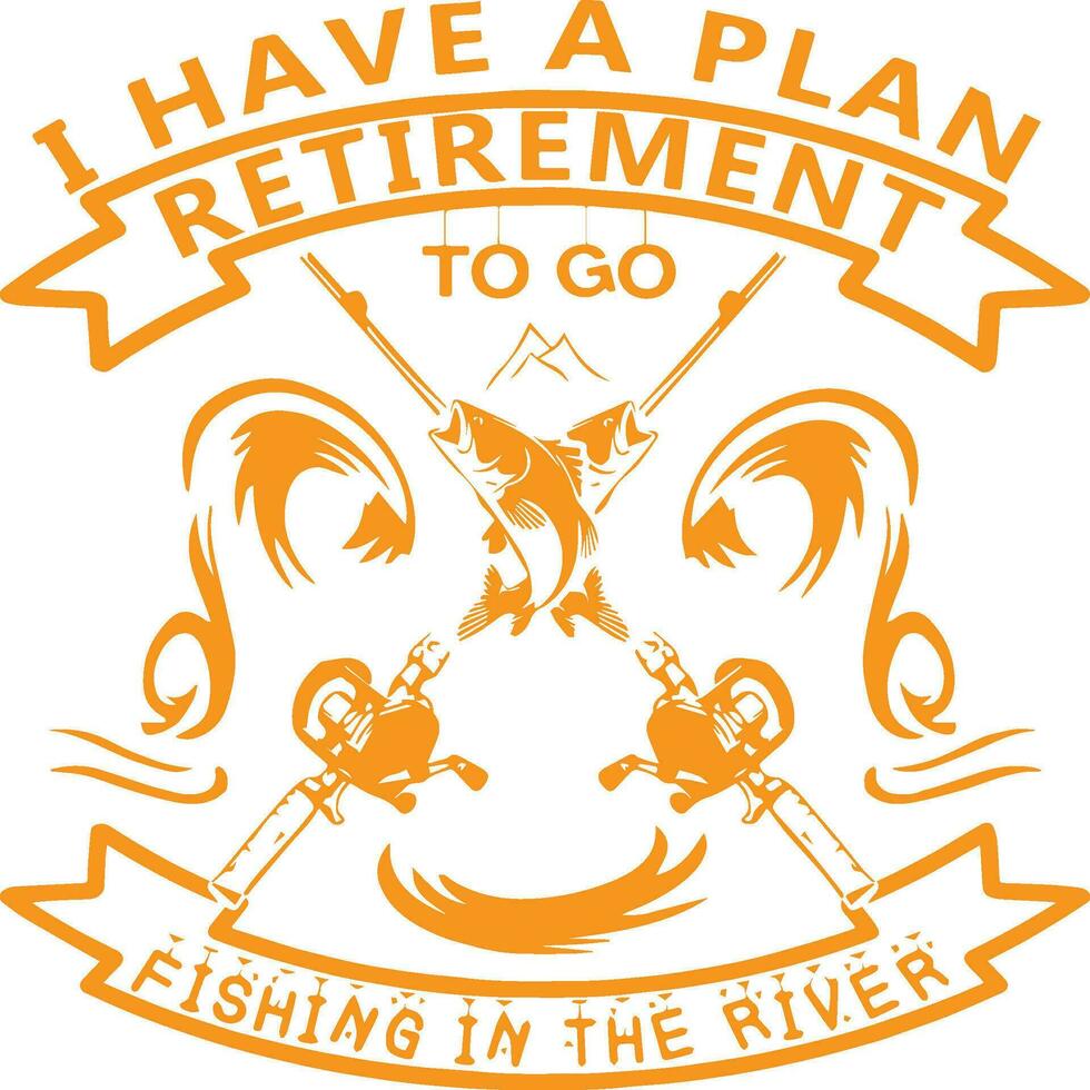 pescaria t camisa logotipo Projeto vetor
