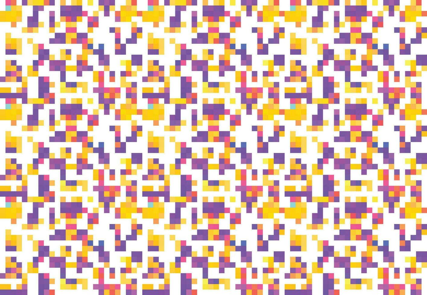 pixelizada colorida vibrante geométrico rede moderno abstrato pixel ruído vetor textura, telha desatado padronizar fundo