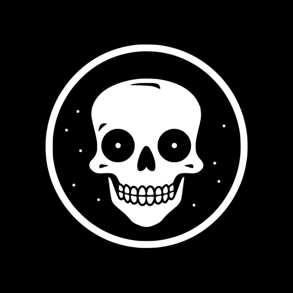 esqueleto - minimalista e plano logotipo - vetor ilustração
