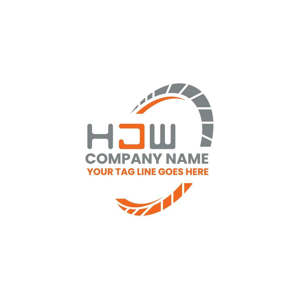 hjw carta logotipo criativo Projeto com vetor gráfico, hjw simples e moderno logotipo. hjw luxuoso alfabeto Projeto