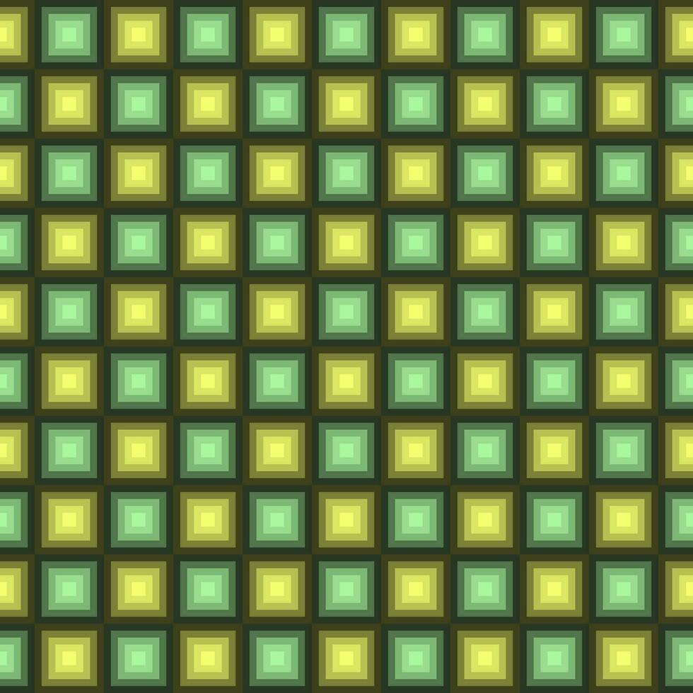quadrado desatado padronizar fundo verde Oliva. geometria padronizar abstrato fundo. sombreamento cor quadrado pano de fundo. vetor