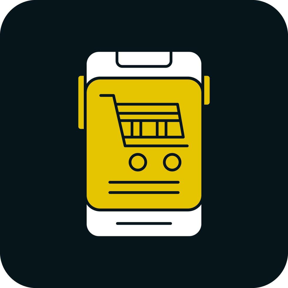 conectados fazer compras vetor ícone Projeto