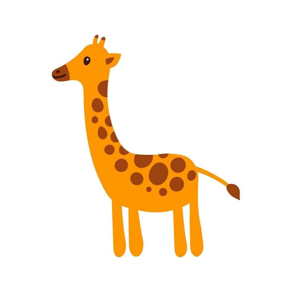 engraçado girafa vetor ilustração