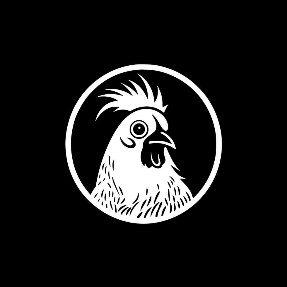 frango - minimalista e plano logotipo - vetor ilustração