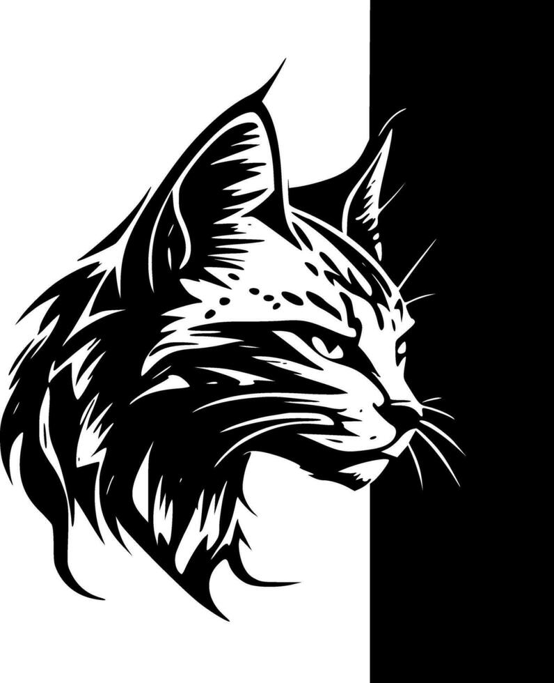 gato selvagem - Alto qualidade vetor logotipo - vetor ilustração ideal para camiseta gráfico