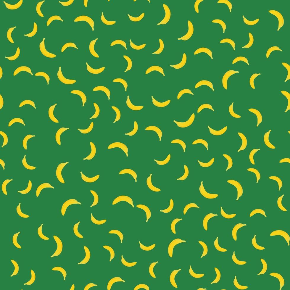 ilustração em vetor banana padrão sem emenda