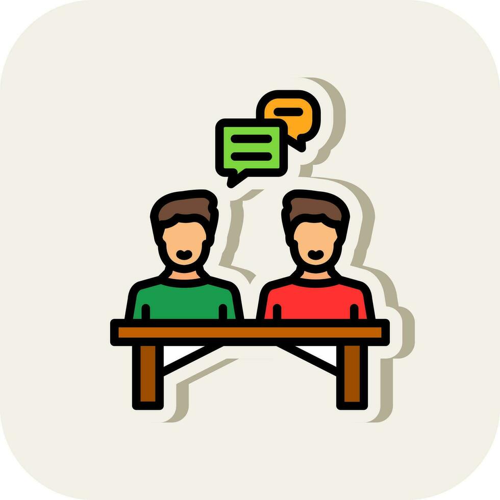 design de ícone de vetor de reunião
