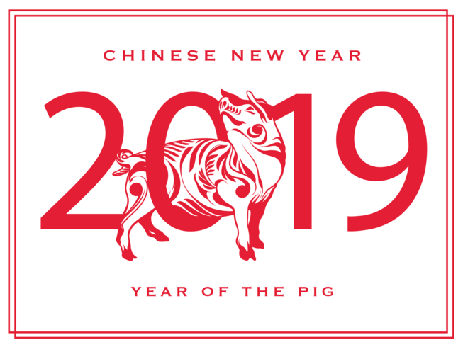 porco ano novo chinês vetor