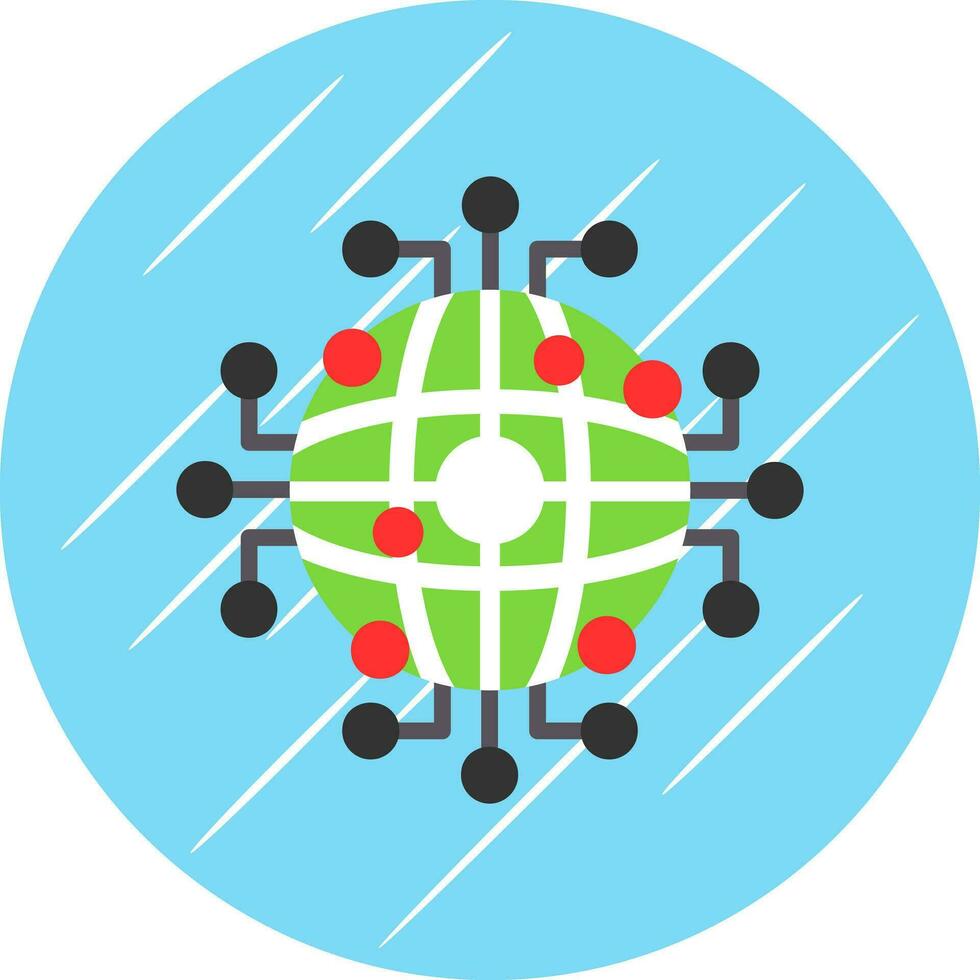 global rede vetor ícone Projeto