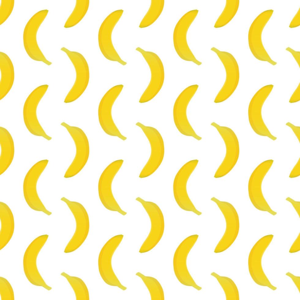 ilustração em vetor banana padrão sem emenda