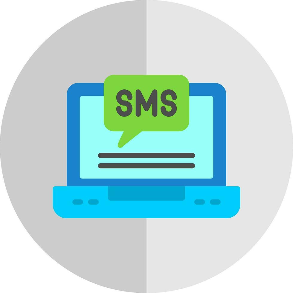 design de ícone de vetor de sms