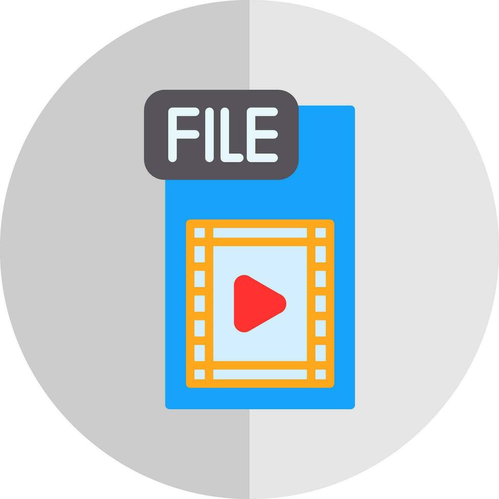 vídeo Arquivo vetor ícone Projeto