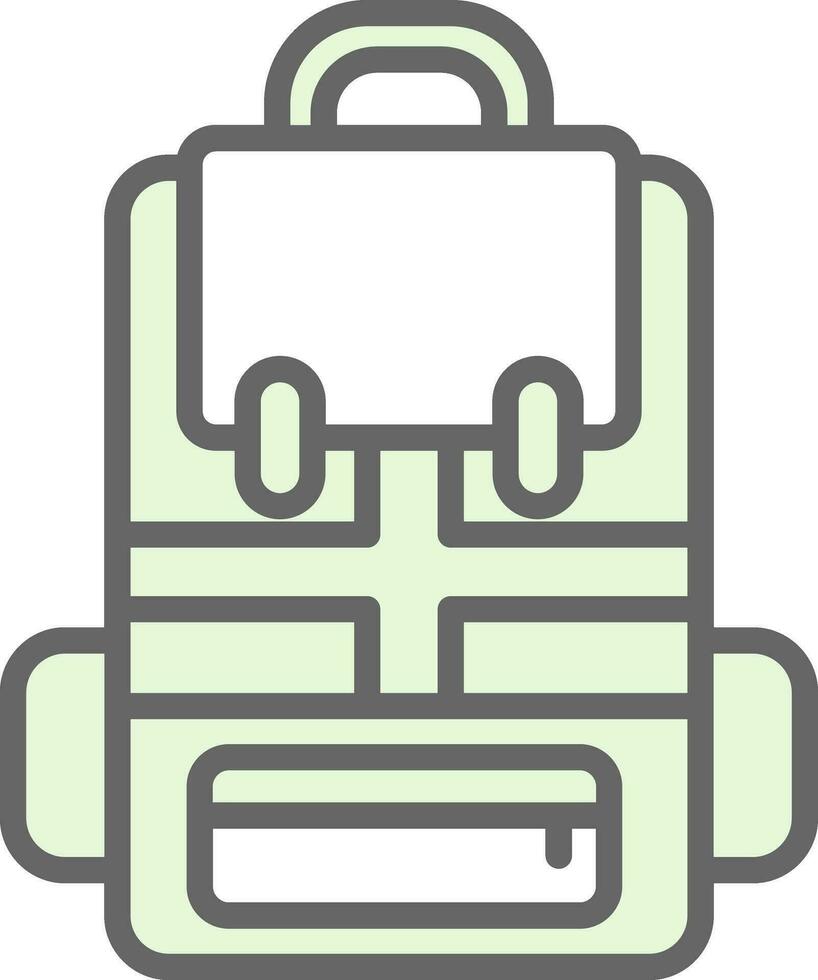 design de ícone de vetor de mochila