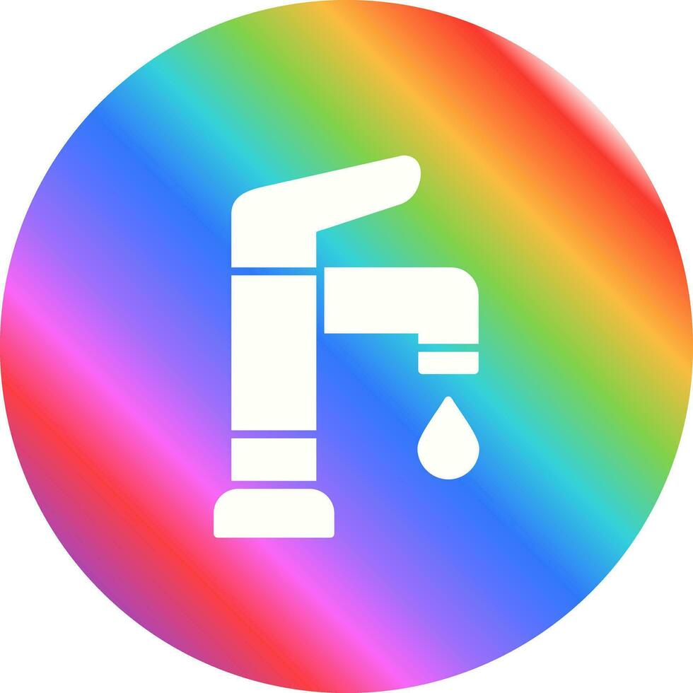 ícone de vetor de torneira de água