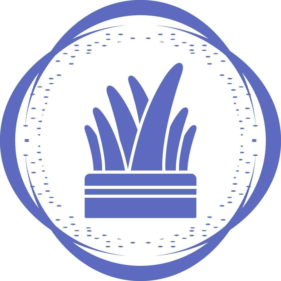 ícone de vetor de grama