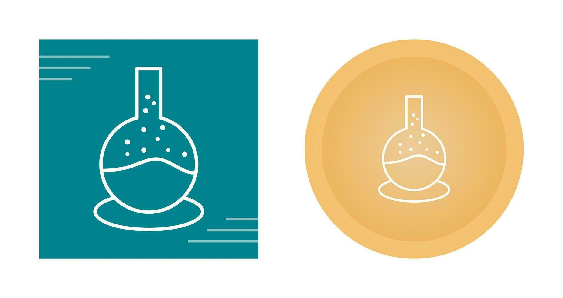 bolhas do ícone de vetor de experimento