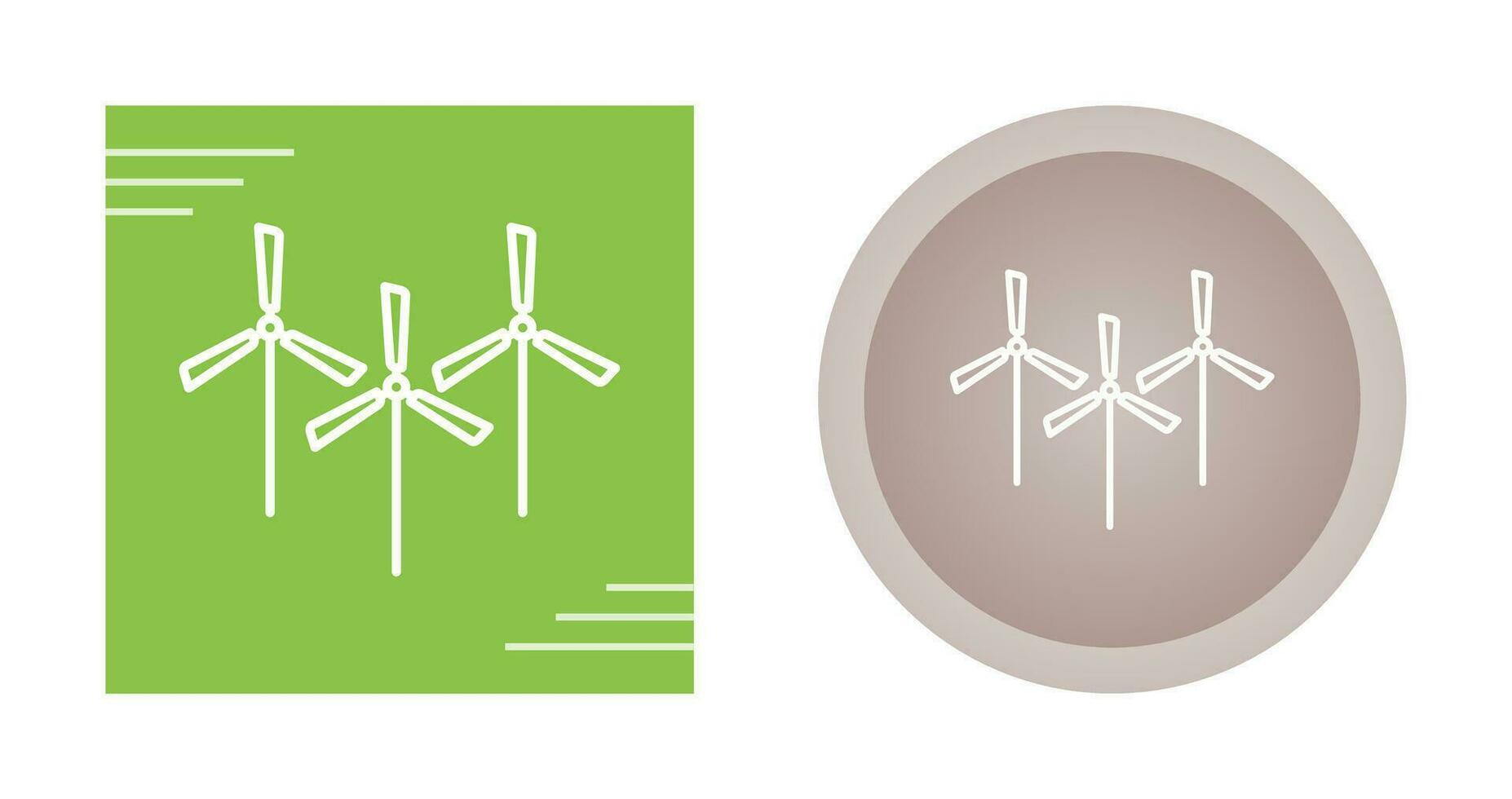 ícone de vetor de vários moinhos de vento