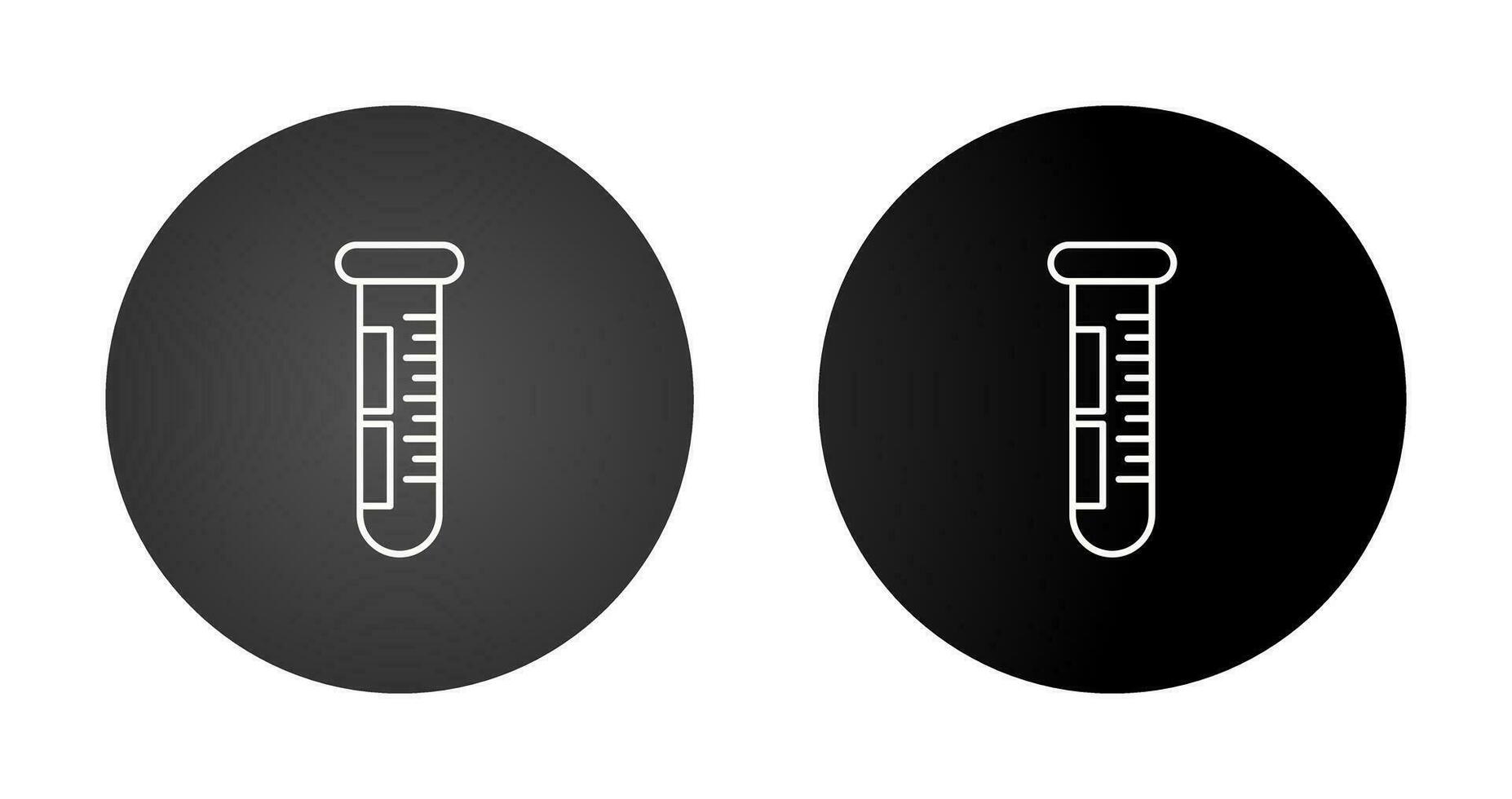 ícone de vetor de tubo de ensaio