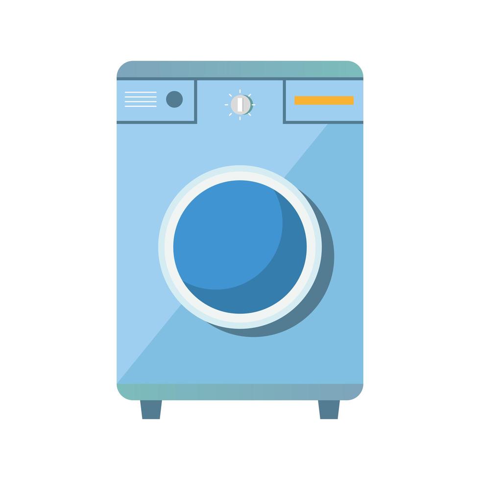 ícone isolado aparelho doméstico máquina de lavar vetor