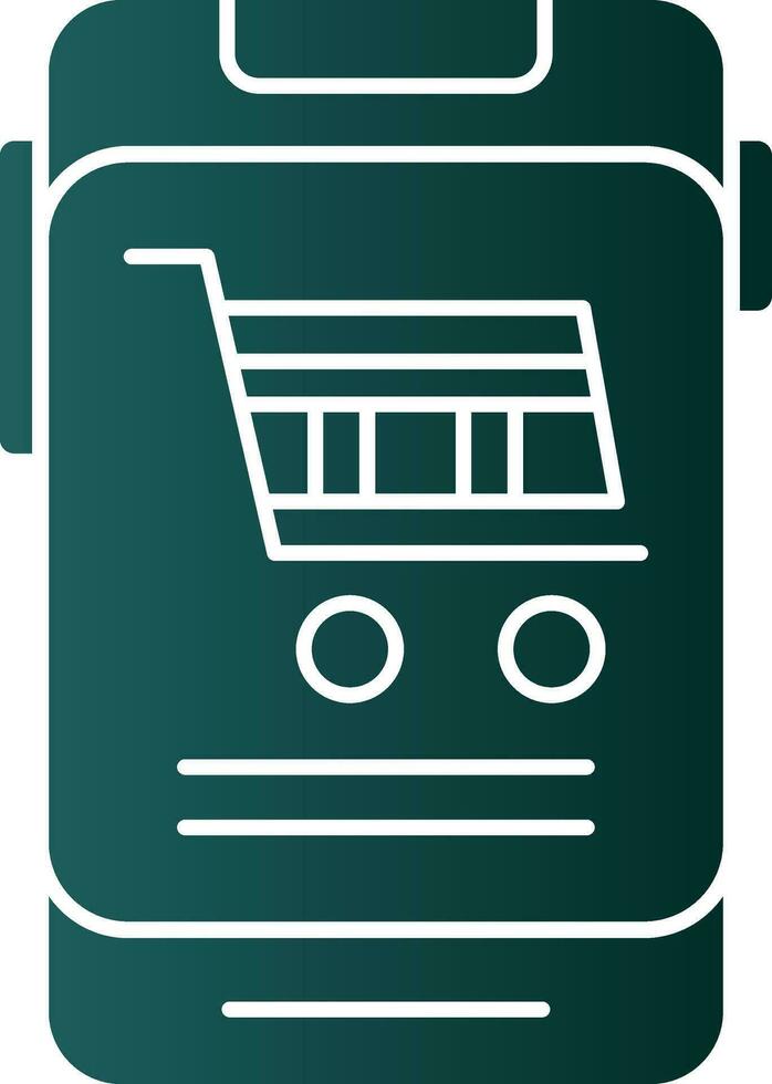 conectados fazer compras vetor ícone Projeto