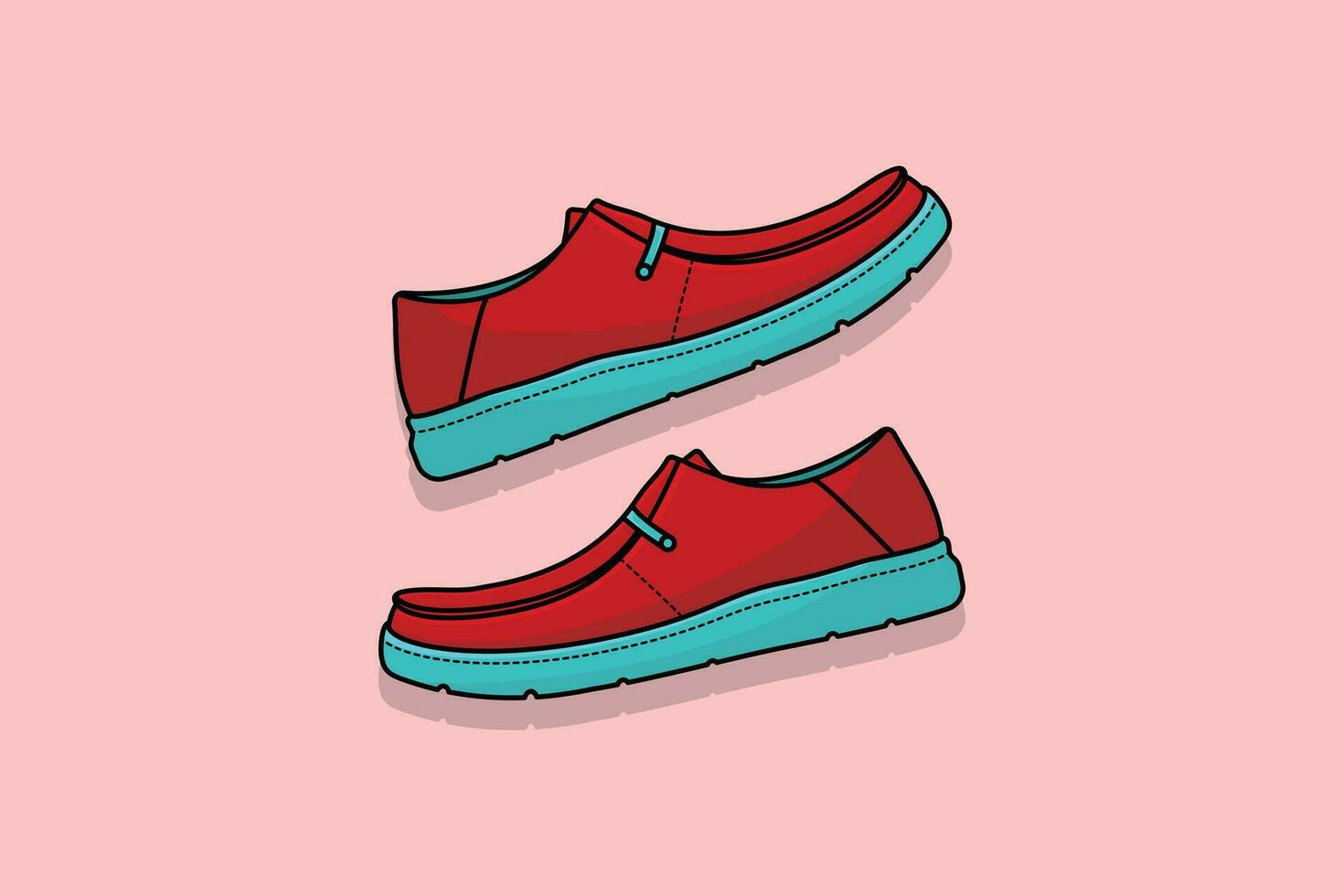 esporte sapatos par vetor ícone ilustração.