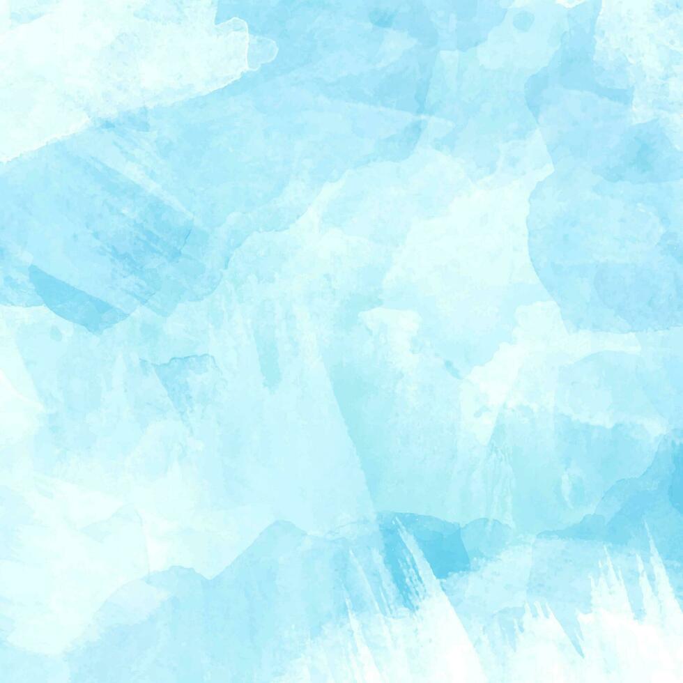 fundo de textura aquarela azul abstrato vetor