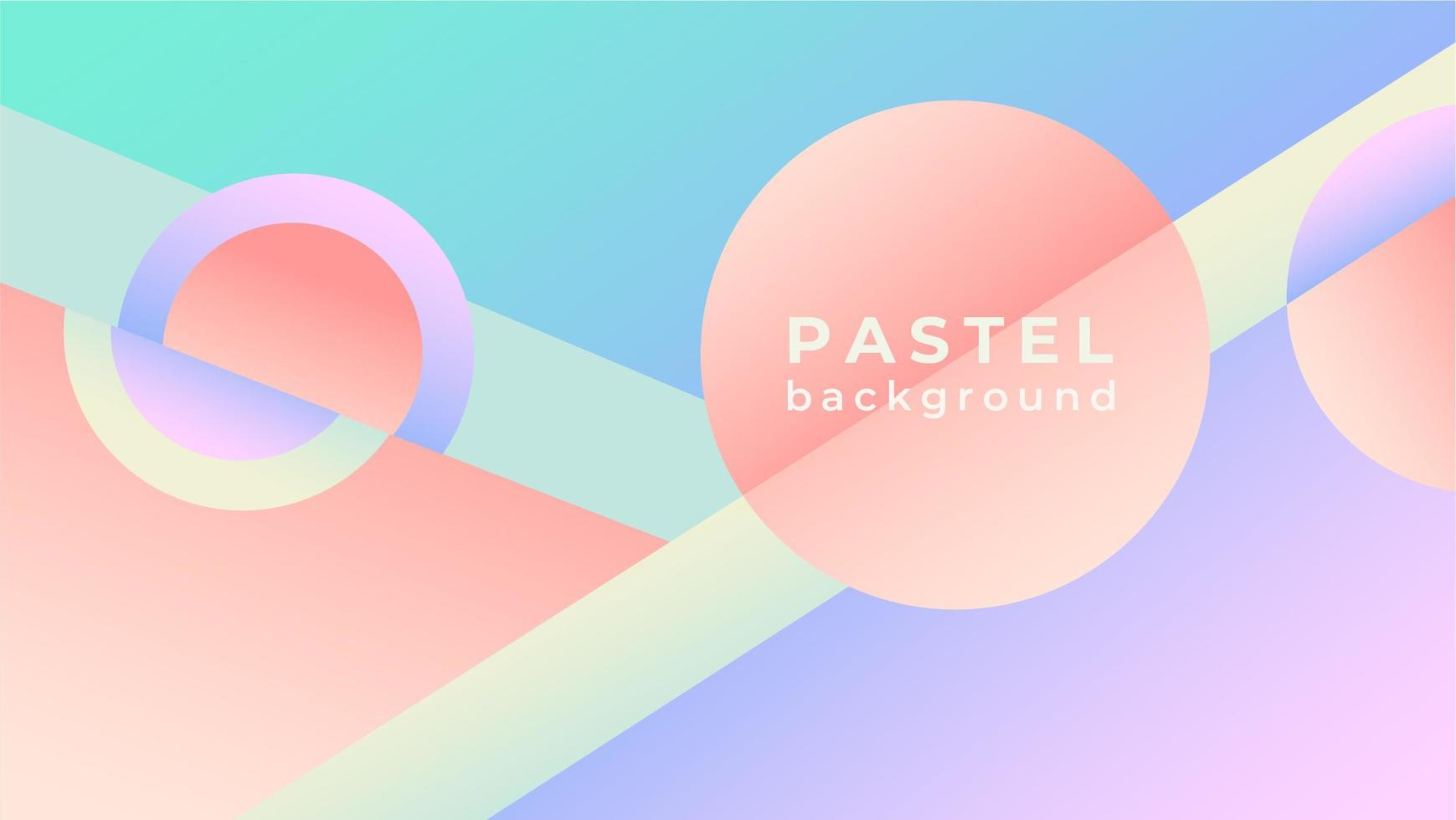 Geometric Pastel Wallpaper vetor