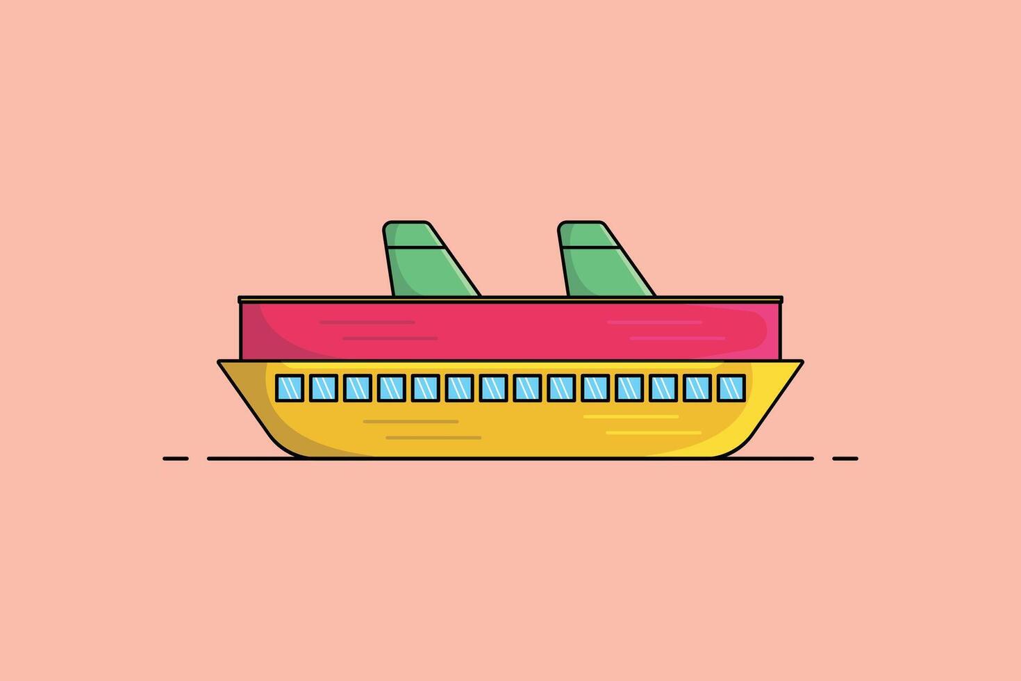 argo navio com containers vetor ilustração.