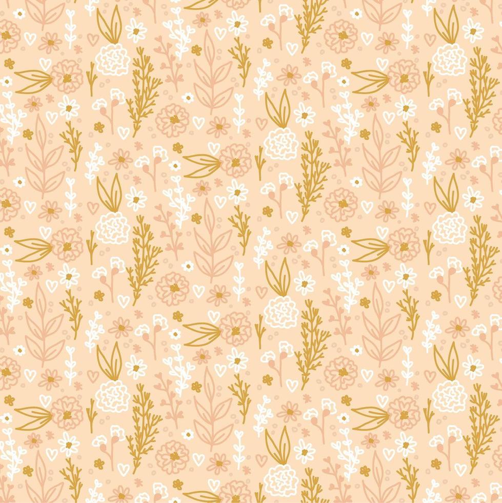 Vector Floral Seamless Pattern