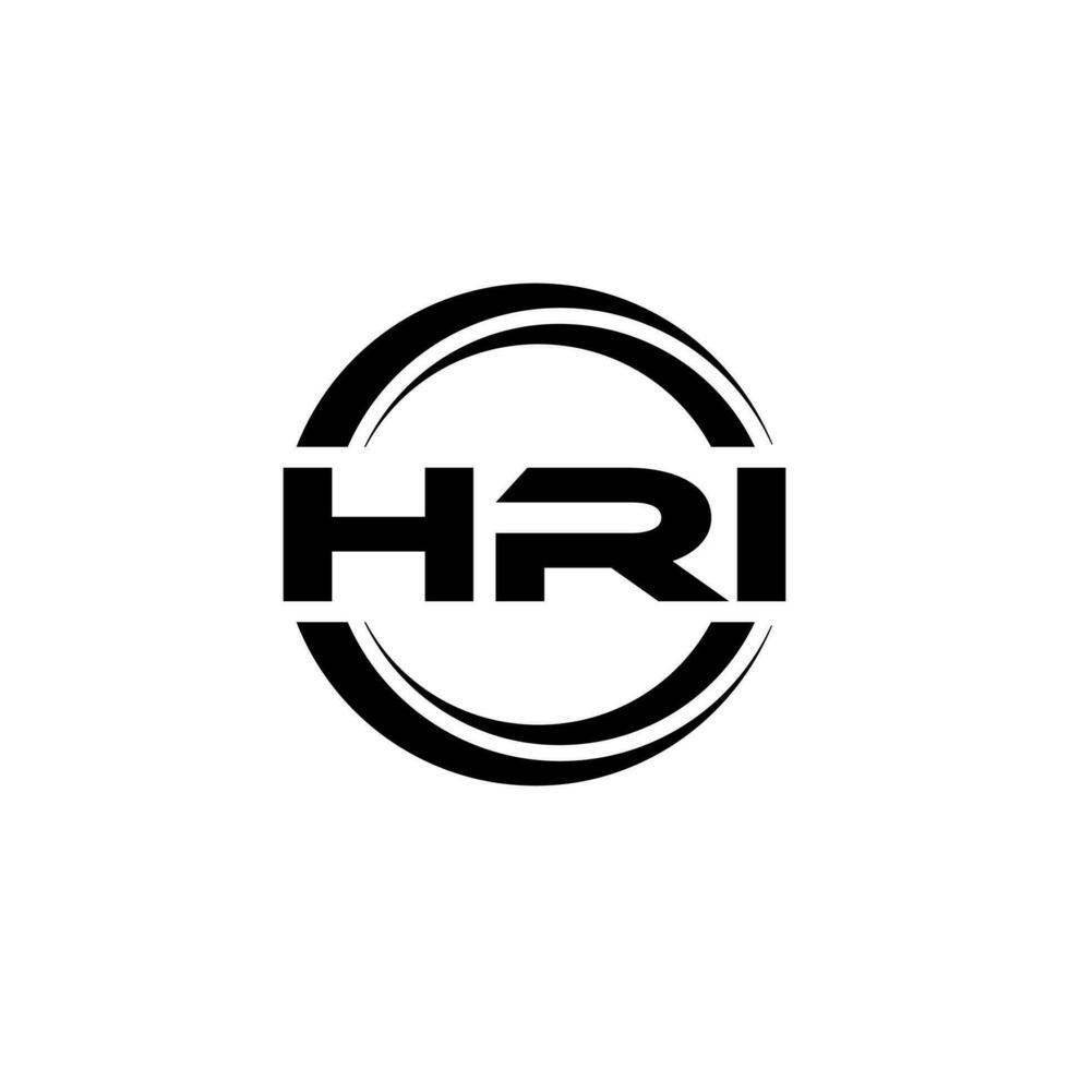 hri logotipo projeto, inspiração para uma único identidade. moderno elegância e criativo Projeto. marca d'água seu sucesso com a impressionante isto logotipo. vetor